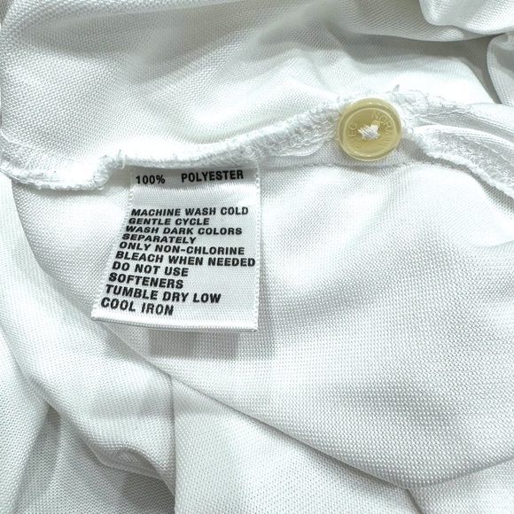 GREG NORMAN PLAY DRY® WHITE TONAL DIAMOND EMBOSSED POLO SHIRT - Picture 12 of 14